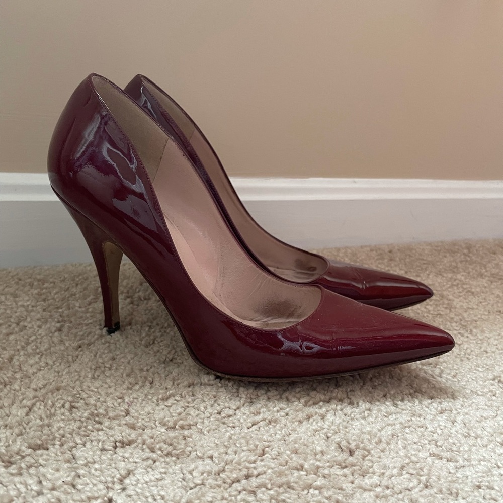 Kate Spade Maroon Heels / Stilettos